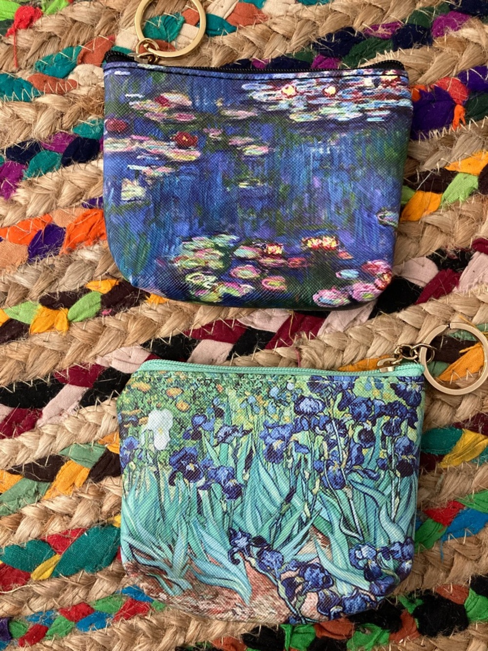 Beautiful NEW Impressionist Art-Inspired Coin Purses - Water Lilies & Irises